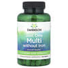 Just One, Suplemento multivitamínico completo sin hierro, 130 comprimidos