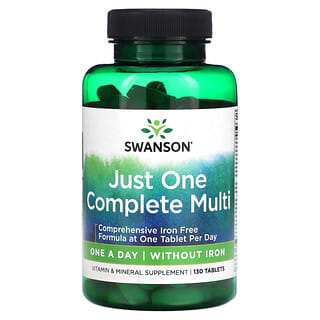 Swanson, Just One Complete Multi, 130 Tablets