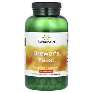 Swanson, Brewer's Yeast, Bierhefe, 500 mg, 500 Tabletten (250 mg pro Tablette)