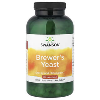 Swanson, Levure de bière, 500 comprimés