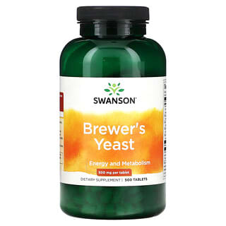 Swanson, Brewer's Yeast, 500 mg, 500 Tablets