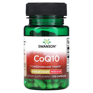 Swanson, CoQ10, 10 mg, 100 cápsulas