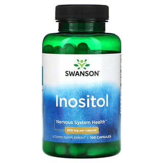 Swanson, Inositol, 650 mg, 100 Cápsulas