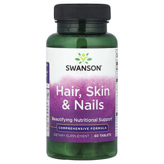 Swanson, Hair, Skin & Nails, 60 Tablets