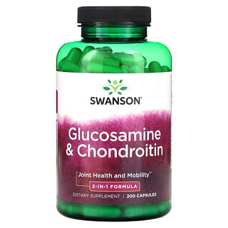Swanson, Glucosamine et chondroïtine, 200 capsules