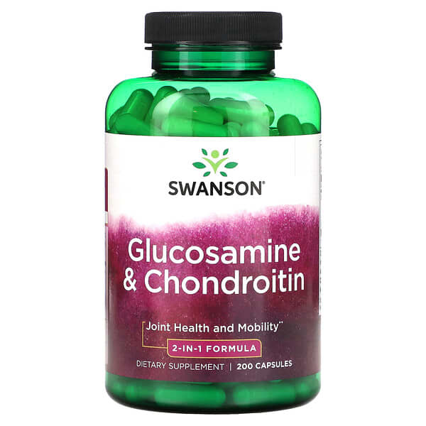 Swanson, Glucosamine & Chondroitin, 200 Capsules