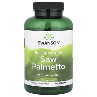 Swanson, Full Spectrum Saw Palmetto, 540 мг, 250 капсул