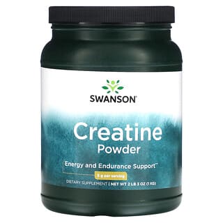 Swanson, Creatine Powder, Kreatinpulver, 1 kg (2 lbs. 3 oz.)