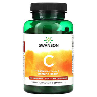 Swanson, バッファード（緩衝化）ビタミンC、500 mg、250 錠