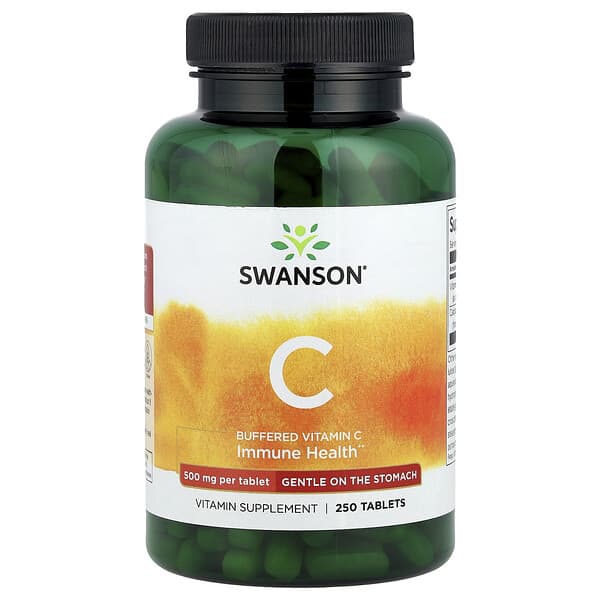 Swanson Buffered Vitamin C, 250 Tablets