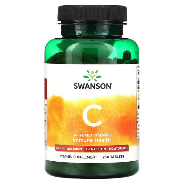 Swanson, Buffered Vitamin C, 500 mg, 250 Tablets