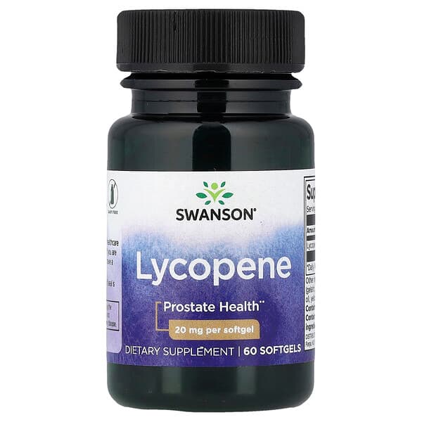 Swanson Vitamins, Lycopene, 20 mg, 60 Softgels