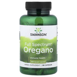 Swanson, Full Spectrum Oregano, 450 mg, 90 Capsules