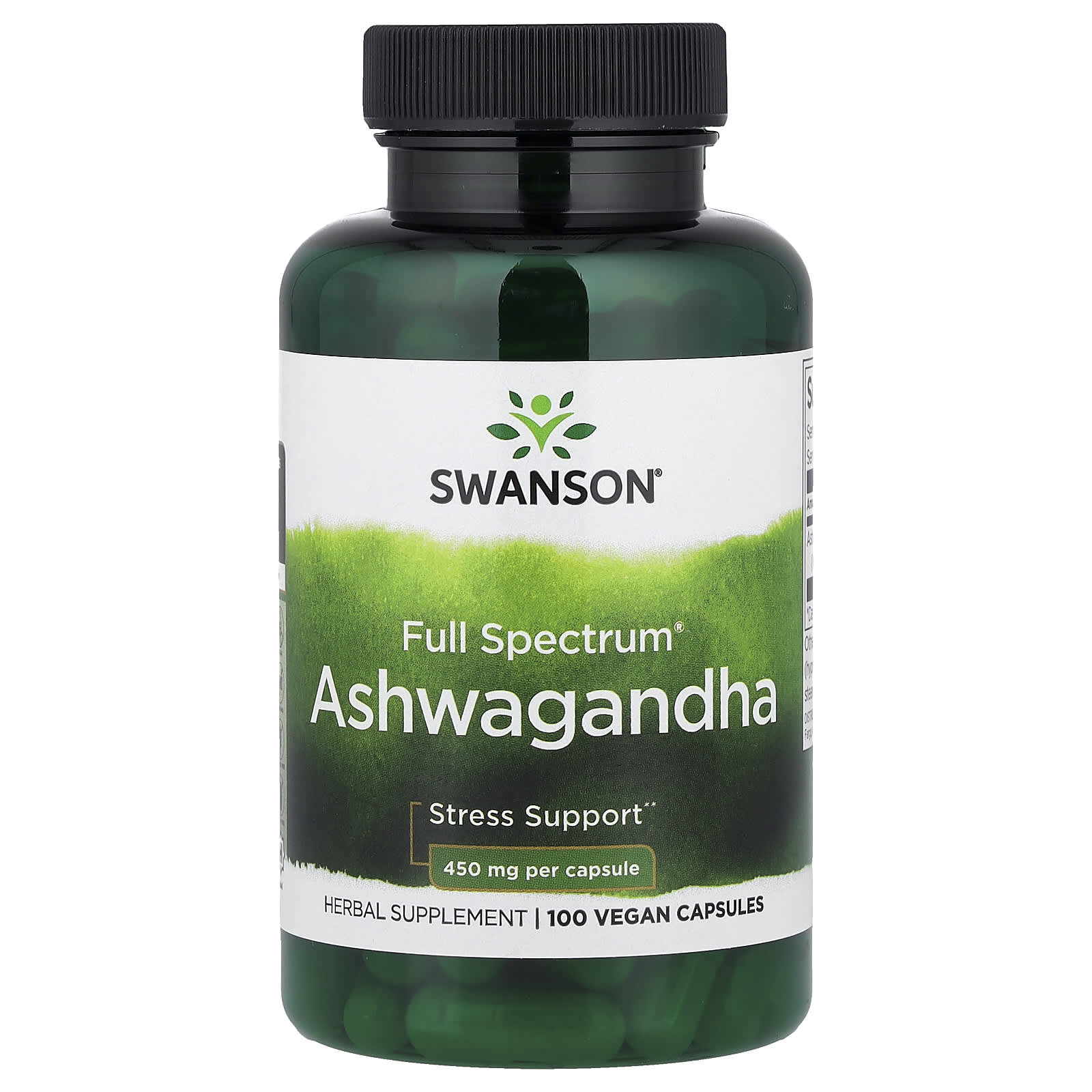 Swanson Vitamins Full Spectrum Ashwagandha – 100 gélules véganes de Swanson Vitamins