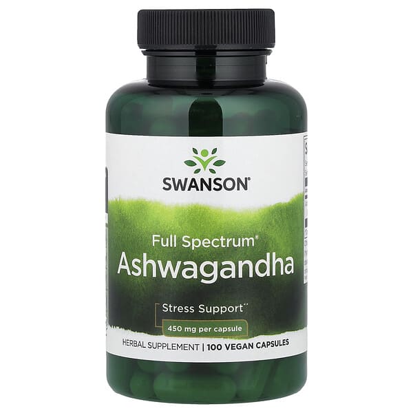 Full Spectrum® Ashwagandha, 450 mg, 100 Vegan Capsules