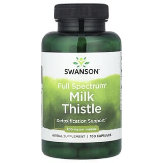 Swanson, Full Spectrum®, Milk Thistle, 1,000 mg, 100 Capsules (500 mg Per Capsule)