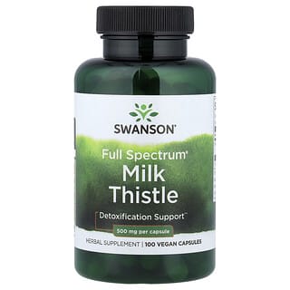 Swanson, Full Spectrum® Milk Thistle, 500 mg, 100 Vegan Capsules