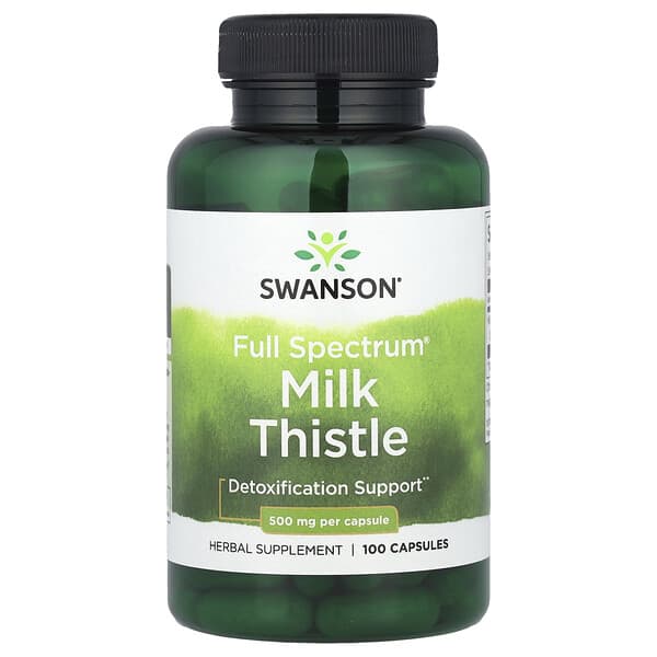 Swanson, 多面®,水飛薊,1,000 毫克,100 粒膠囊(每粒膠囊 500 毫克)