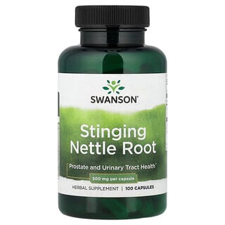 Swanson Vitamins, Корень крапивы двудомной, 500 мг, 100 капсул