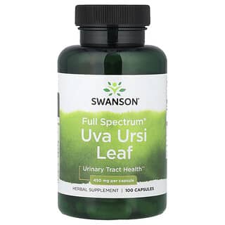 Swanson, Full Spectrum® Uva Ursi Leaf, 450 mg, 100 Capsules