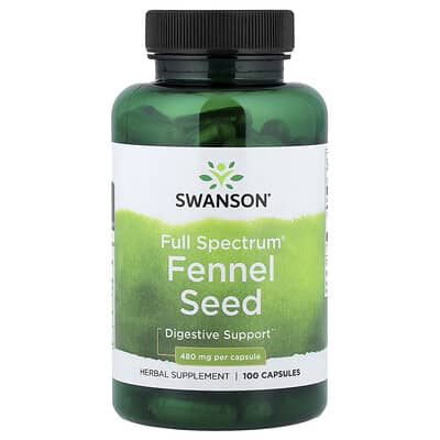 Swanson, Versatile® Fennel Seed, 480 mg, 100 Capsules