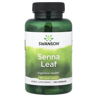 Swanson, Senna Leaf, 500 mg, 100 Capsules