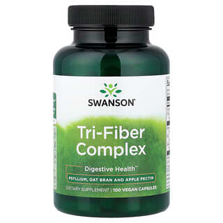 Swanson Vitamins, Tri-fiberkompleks, 100 veganske kapsler