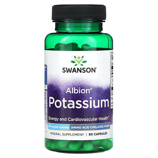 Swanson, Albion Potassium, 99 mg, 90 Capsules