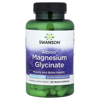 Swanson, Albion®, Magnesium Glycinate, 133 mg, 90 Vegan Capsules