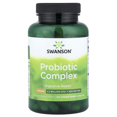 Swanson, Probiotic Complex, 120 Vegan EMBO® Caps AP
