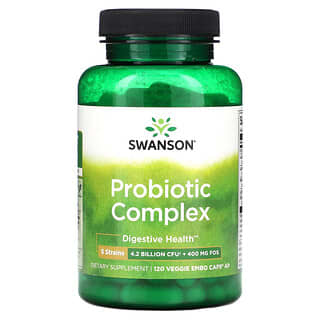 Swanson, Complejo probiótico, 120 cápsulas vegetales EMBO AP