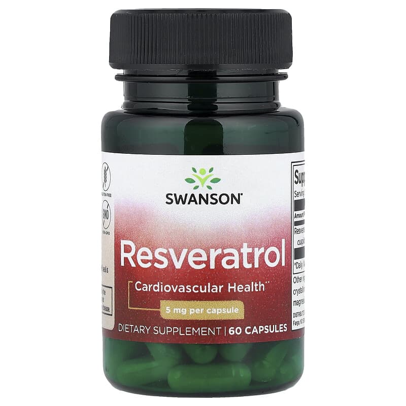 レスベラトロール、5mg、60粒