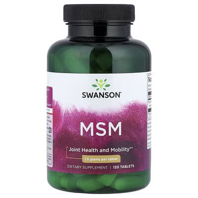 Swanson, MSM, 1500 mg, 120 Tablets