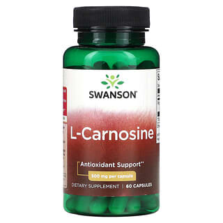 Swanson, L-carnosina, 500 mg, 60 cápsulas