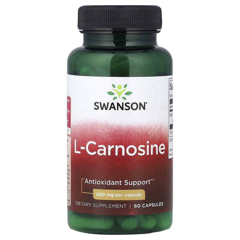 L-Carnosine , 500 mg, 60 Capsules L-Carnosine , 500 mg, 60 Capsules