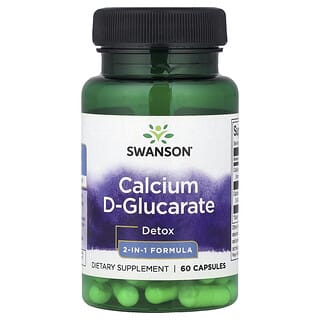 Swanson, Calcium D-Glucarate, 60 capsules (250 mg par capsule)