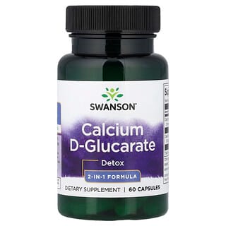 Swanson Vitamins, Calcium D-Glucaraat, 60 capsules (250 mg per capsule)