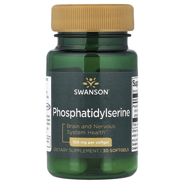 Swanson Phosphatidylserine, 100 mg, 30 Softgels