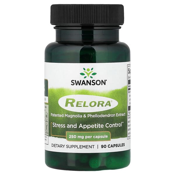 Swanson Vitamins, Relora®, 250 mg, 90 Capsules
