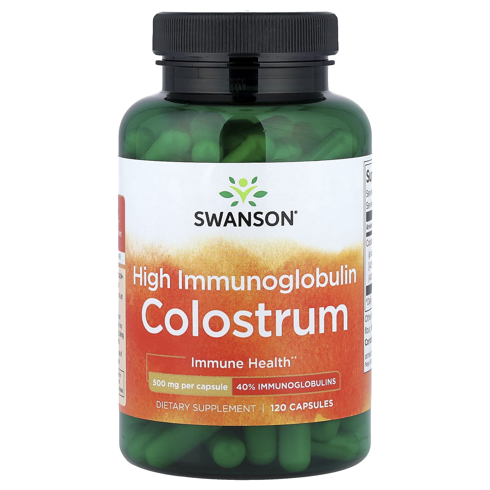 高免疫グロブリンコロストラム、120粒（1粒あたり500mg）
