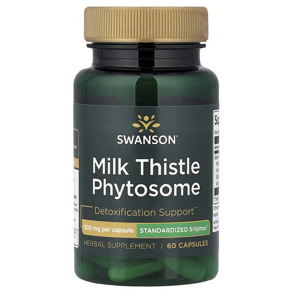 Milk Thistle Phytosome, 300 mg, 60 Capsules