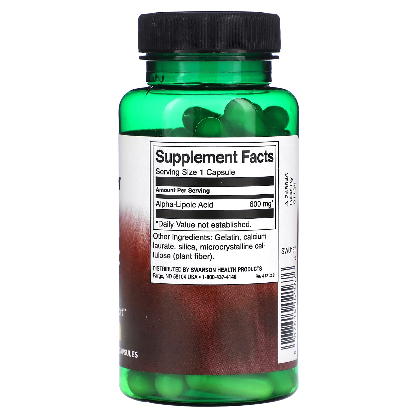 Can I Take Magnesium And Alpha Lipoic Acid Together Swanson, Alpha Lipoic Acid, 600 mg, 60 Capsules