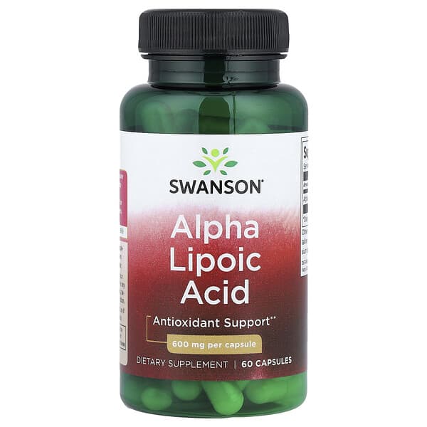 Alpha Lipoic Acid, 600 mg, 60 Capsules