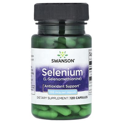 Swanson, Selenium, 200 mcg, 120 Capsules