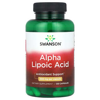 Swanson, Acide alpha-lipoïque, 300 mg, 120 capsules