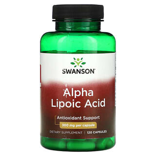 Swanson, Alpha-Liponsäure, 300 mg, 120 Kapseln