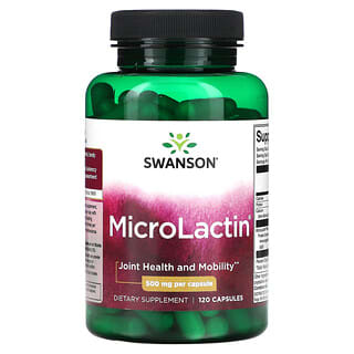 Swanson, MicroLactin, 500 mg, 120 cápsulas
