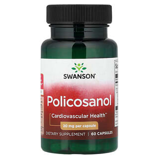 Swanson Vitamins, Поликозанол, 20 mg, 60 капсули