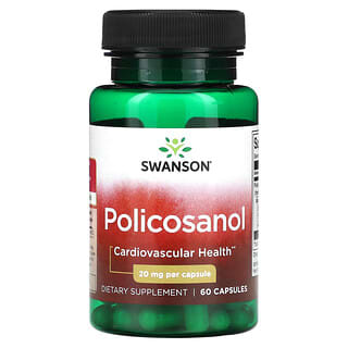 Swanson, Policosanol, 20 mg, 60 cápsulas