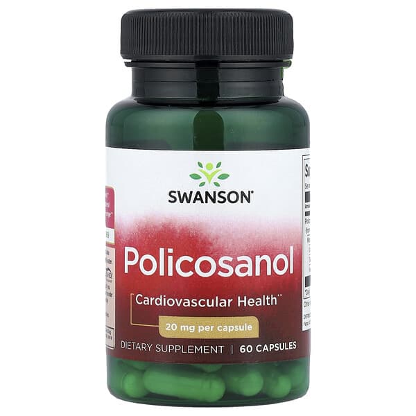 Policosanol, 20 mg, 60 Capsules